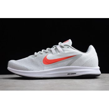 2019 Nike Downshifter 9 White Red-Grey Running Shoes AQ7486-101 Shoes